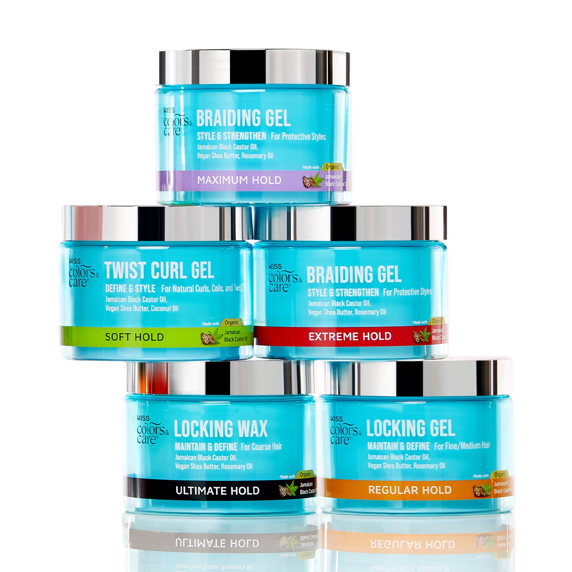 (4 Pack)  Colors & Care Locking Hair Wax, Level 9 Ultimate Hold, 6 Oz.
