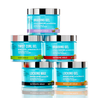 (4 Pack)  Colors & Care Locking Hair Wax, Level 9 Ultimate Hold, 6 Oz.
